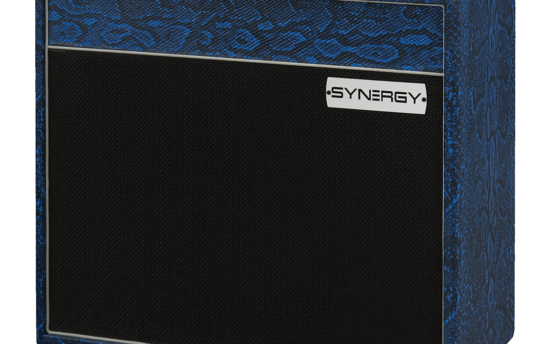 SYNERGY SYN-20IR 1×12” Combo Amp – Custom Shop Blue Snakeskin