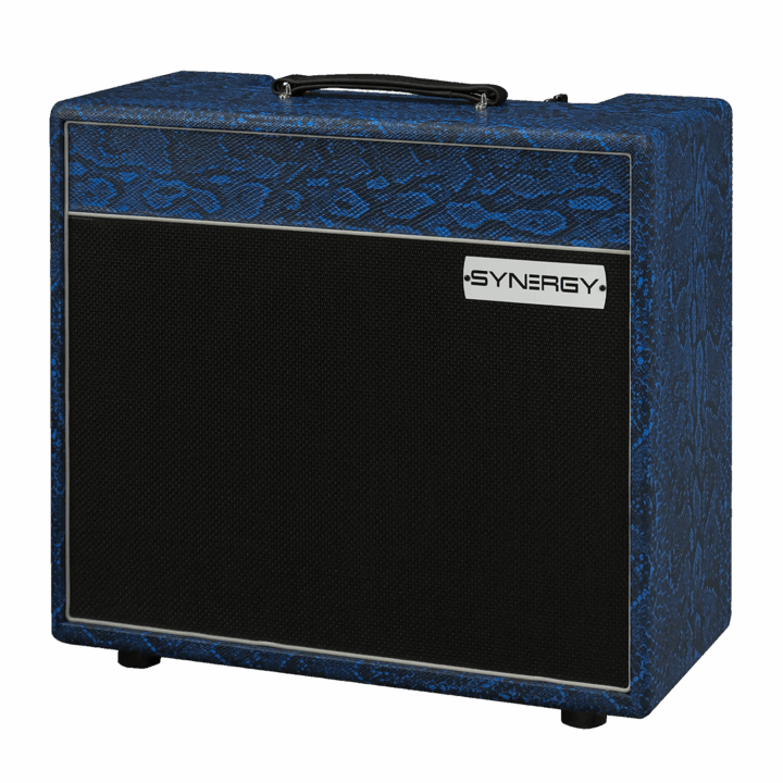 SYNERGY SYN-20IR 1×12” Combo Amp – Custom Shop Blue Skaneskin